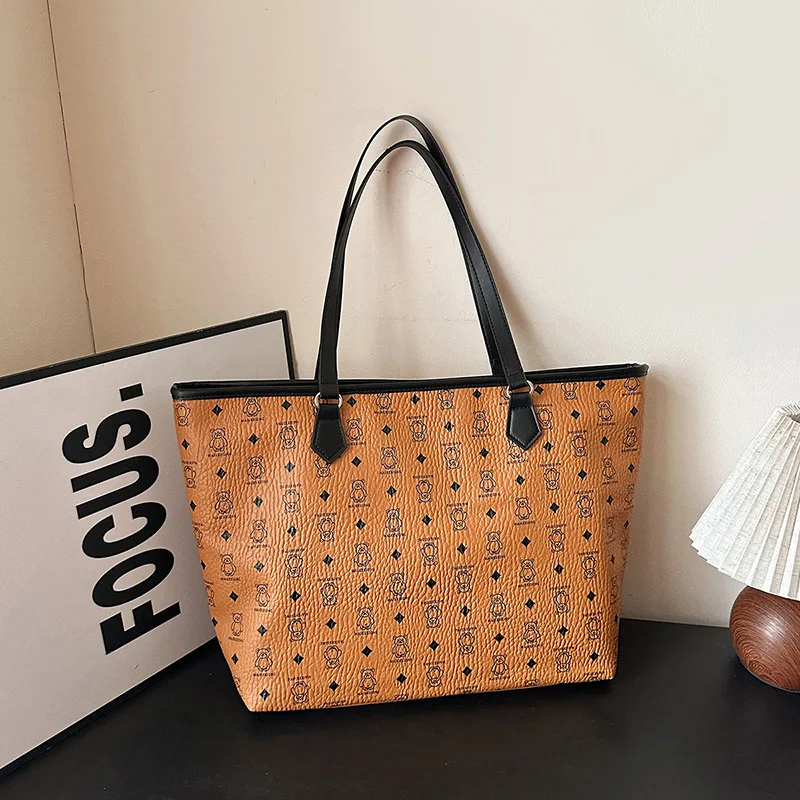 

2025 New Floral Print Tote Bag for Women, Spacious Underarm Shoulder Purse with Adjustable Top Handle, Very Chic & Roomy​