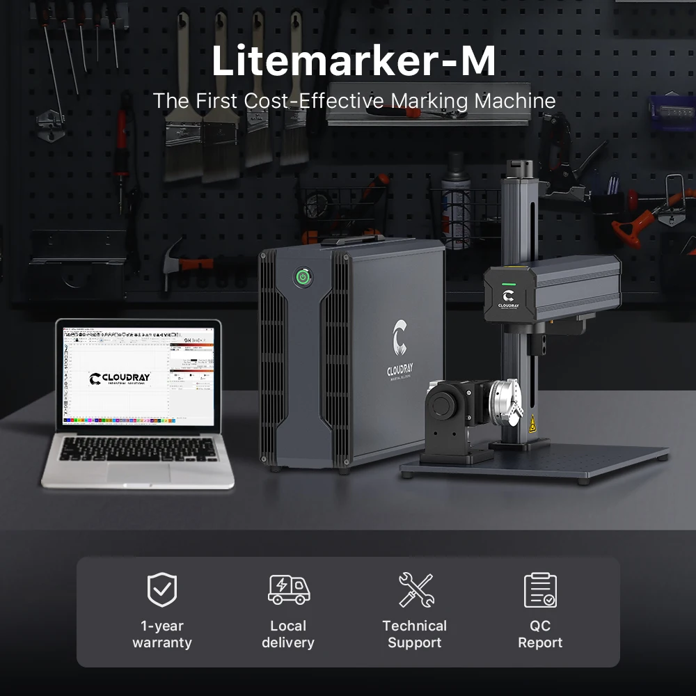 Cloudray 30 واط 50 واط 60 واط آلة التعليم بليزر الألياف Raycus MAX JPT لقطع المجوهرات الذهب والفضة الفولاذ المقاوم للصدأ النحاس الألومنيوم