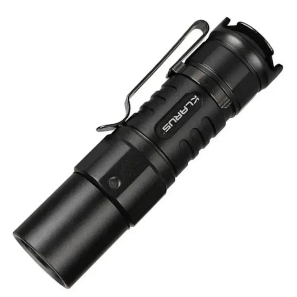 

Mini Flashlight Rechargeable 1000Llumens Compact Dual-Switch Tactical Torch With 16340 Battery for Camping,Hiking-KLARUS XT1C