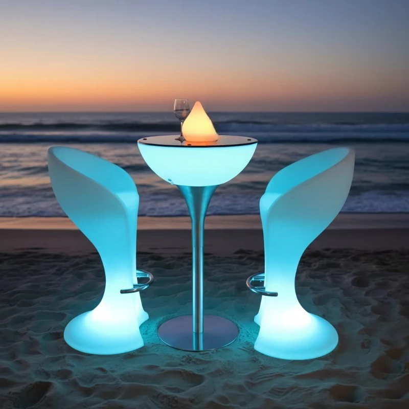 Bar Lounge Furniture Nightclub Lighting Waterproof Light Emitting Diode Bar Table Light Emitting Diode Furniture Bar Premium