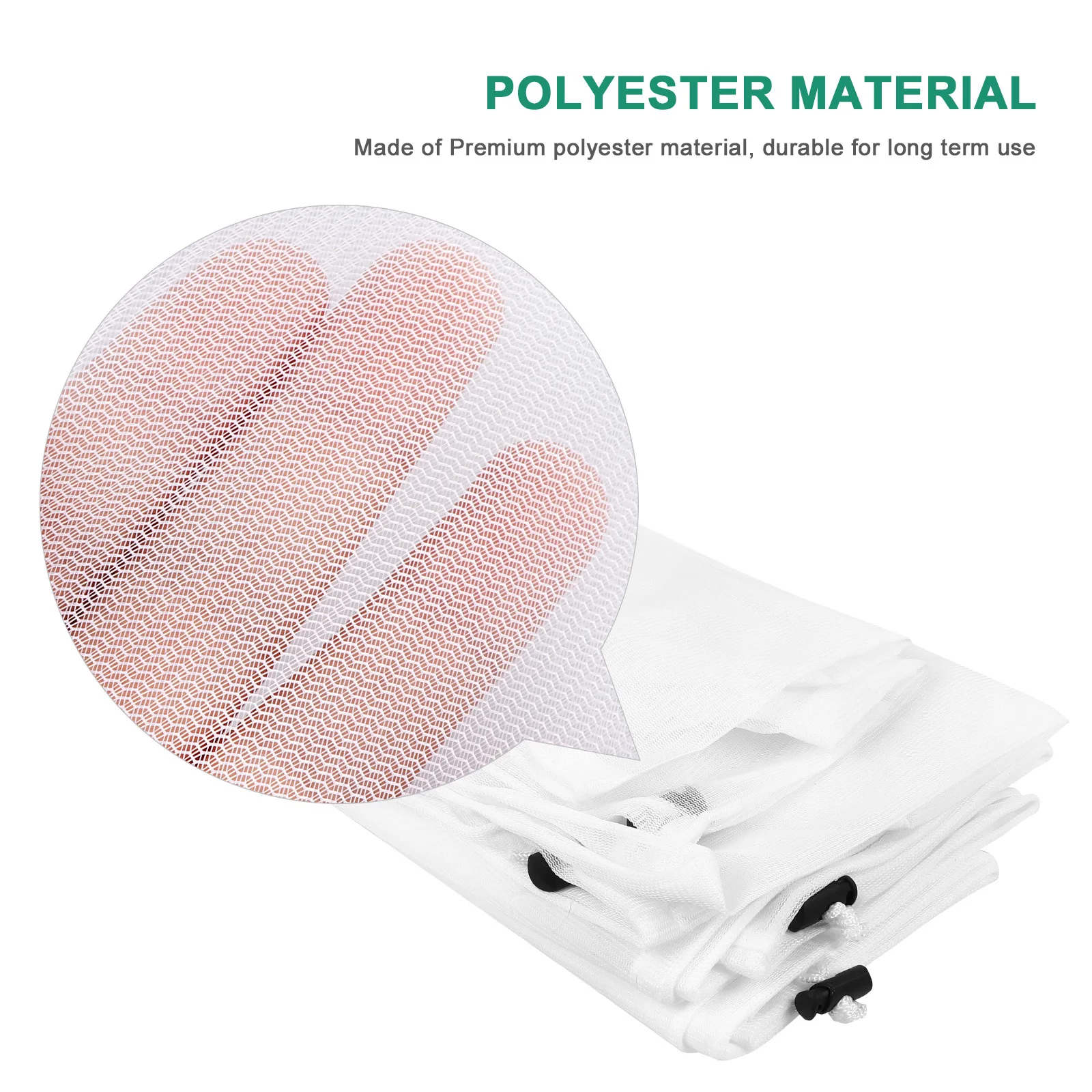 

4 Pcs Clothes Washing Bag Laundry Bags Washable Mesh Net Drawstring Accessories