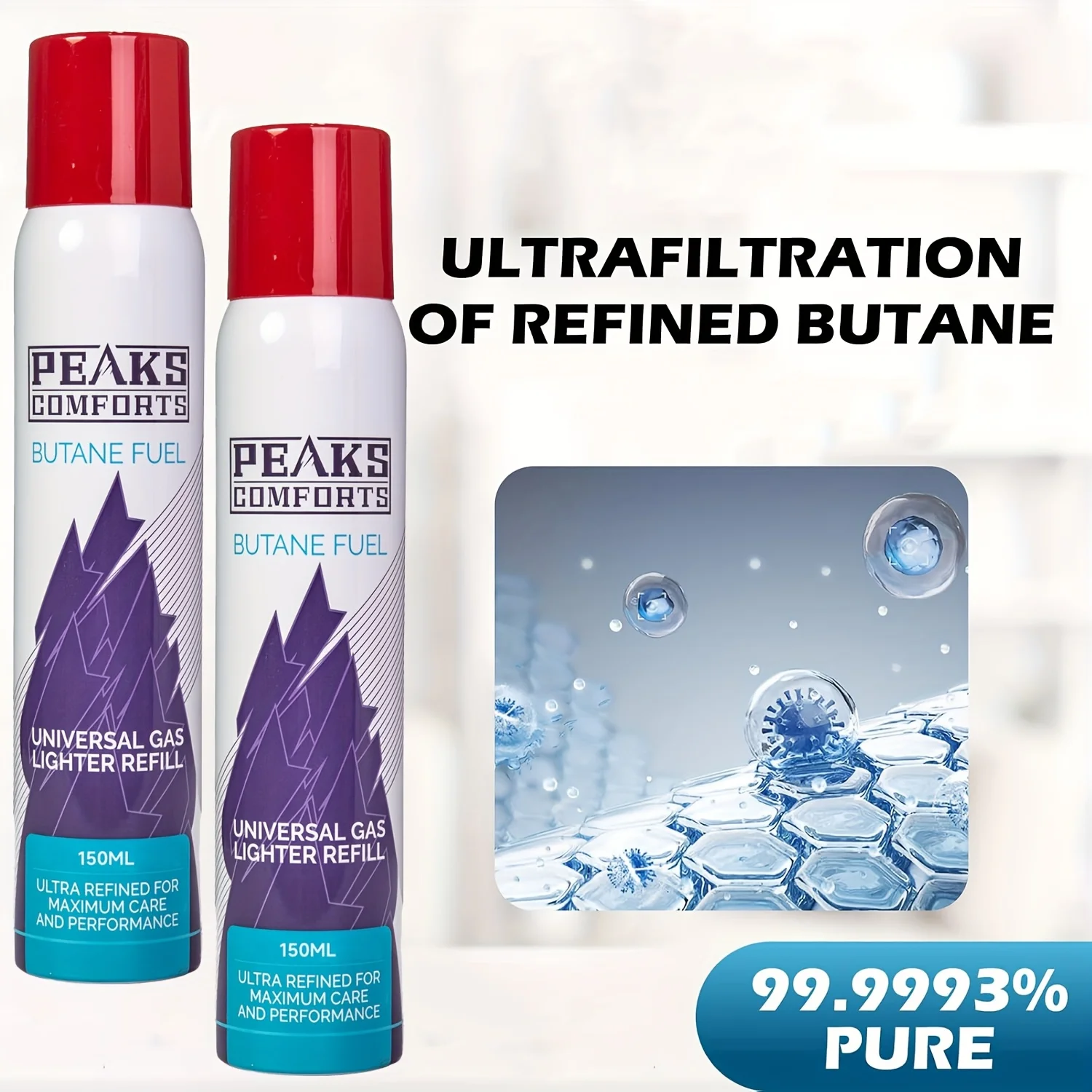 علب استبدال وقود البيوتان الممتازة لإعادة تعبئة السوائل 150 مل/علب، بدون بطارية #4