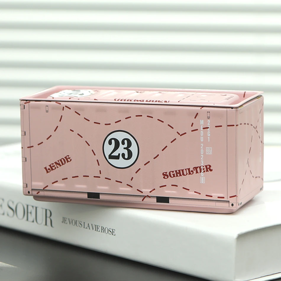 Mini Eisen Aufbewahrungsbox Kreative Dekoration Sammeln Kleine Gegenstände Miniatur Lagerung Display Box Desktop Mini Container Modell Geschenke – Detail 10