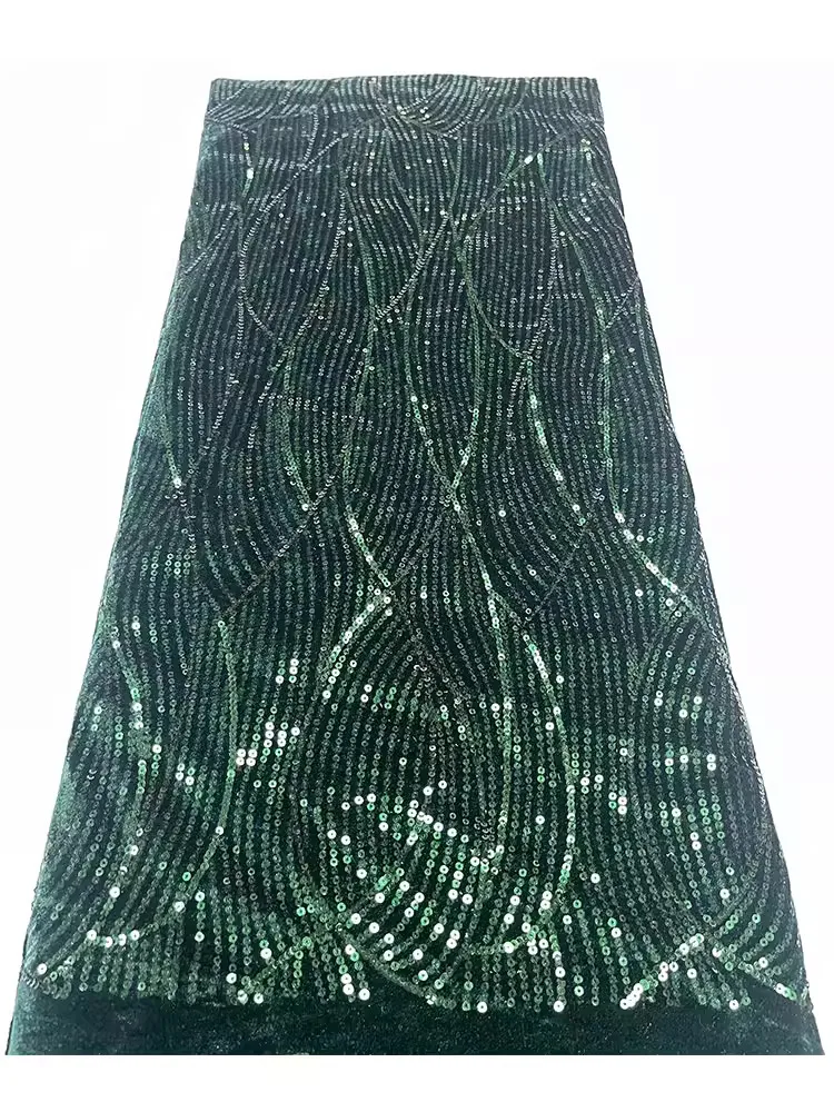 

1yard New soft velvet tela Willow shaped sequins embroidery matirial fabric for clothing Wedding Dress cheongsam fabric