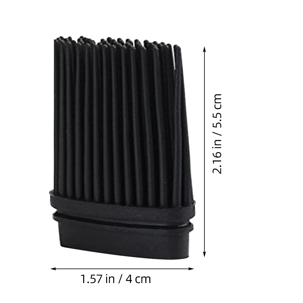 

4Pcs Silicone Basting Brush Refills Stainless Steel Handle BBQ Grill Pastry Oil Brush Kitchen Supplies Red Heat Resistant