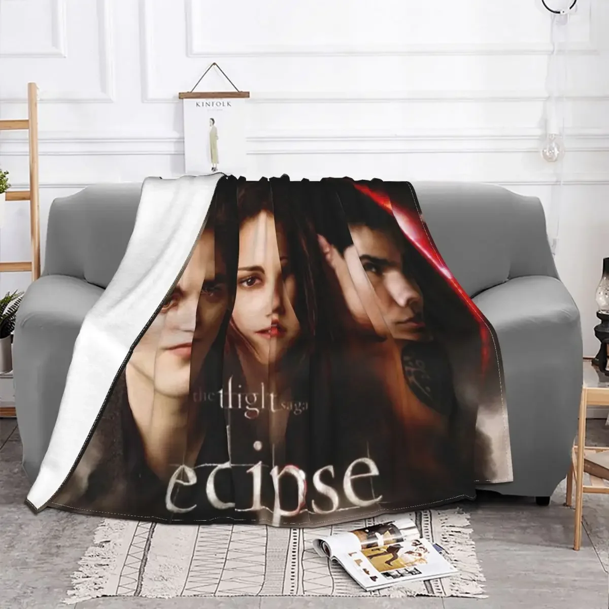 

Baby Blanket Plaid The Twilight Saga 3D Sofa Cover Summer Fleece Edward Bella Jacob Movie Throw for Bedding Car Bedspreads
