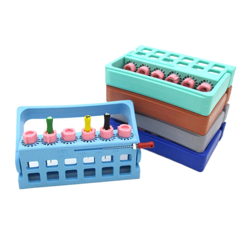 

Dental Instrument Endo Files Holder 6 Holes Standard Root Canal Files Instrument Dentist Tool