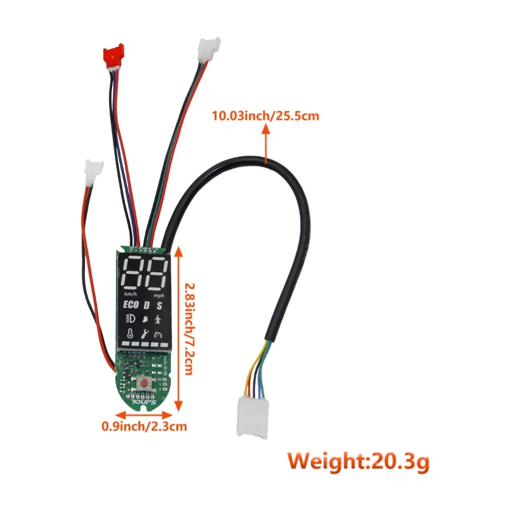 Multi-Function Scooter Controller Package with Speed Monitoring Battery Status Indicator Throttle Lighting and Data Connectivity