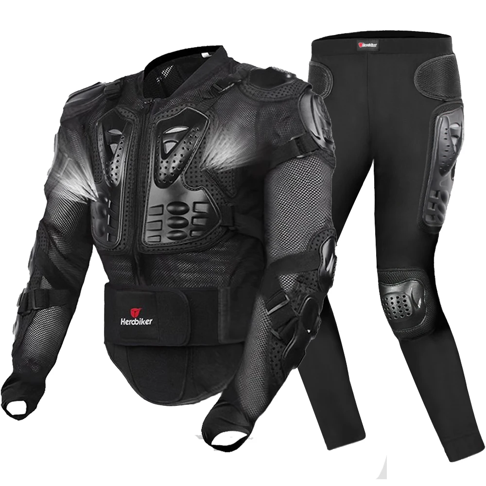 

Motorcycle Jacket Men Motorcycle Full Body Armor Jacket Moto Turtle Motocross Racing Jacket Summer Breathable Protective Gear