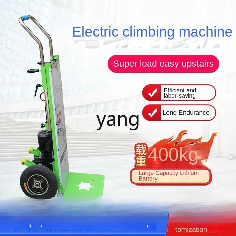 LMM Electric Stair Climbing Chair Handling and Pulling Household Appliances Load up and down Stairs Labor-Saving Luggage Trolley