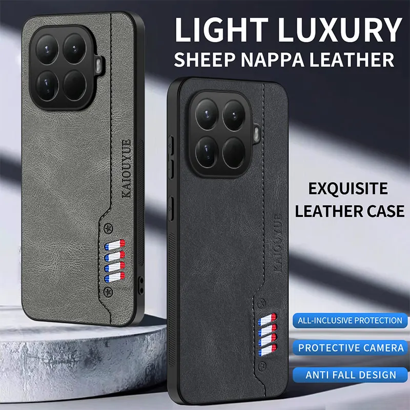 Für Xiaomi Mi 15T Pro Fall für Xiaomi 15T Abdeckung Luxus PU-Leder Hartplastik Stoßfest Telefon Funda schutz Capa