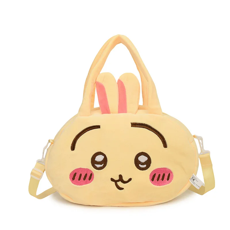 Chiikawas sac à main en peluche mignon Usagi Hachiware sac à bandoulière filles grande capacité sac à bandoulière mode sacs de rangement portables cadeau