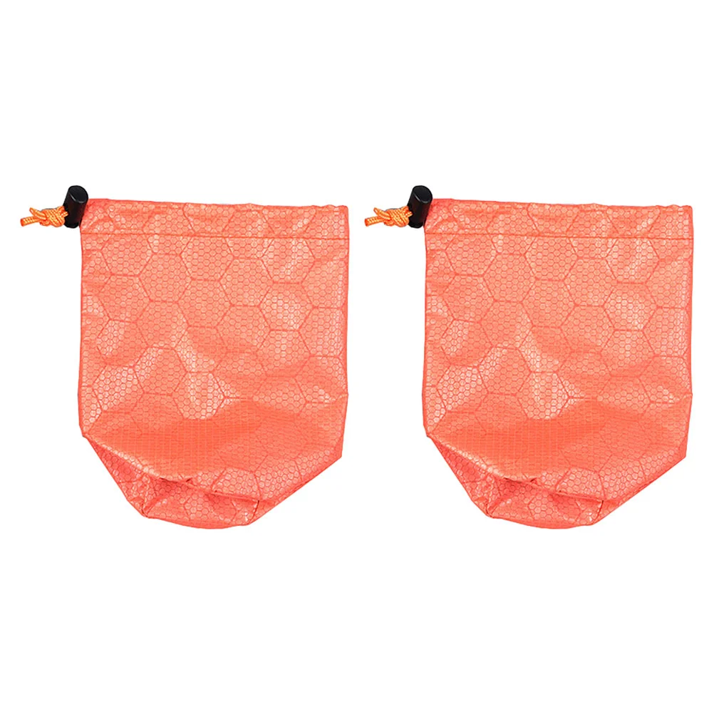 2 Pcs Camp Sleeping Bag Storage Bags for Adults Thermal Emergency Rescuing Survival Sack