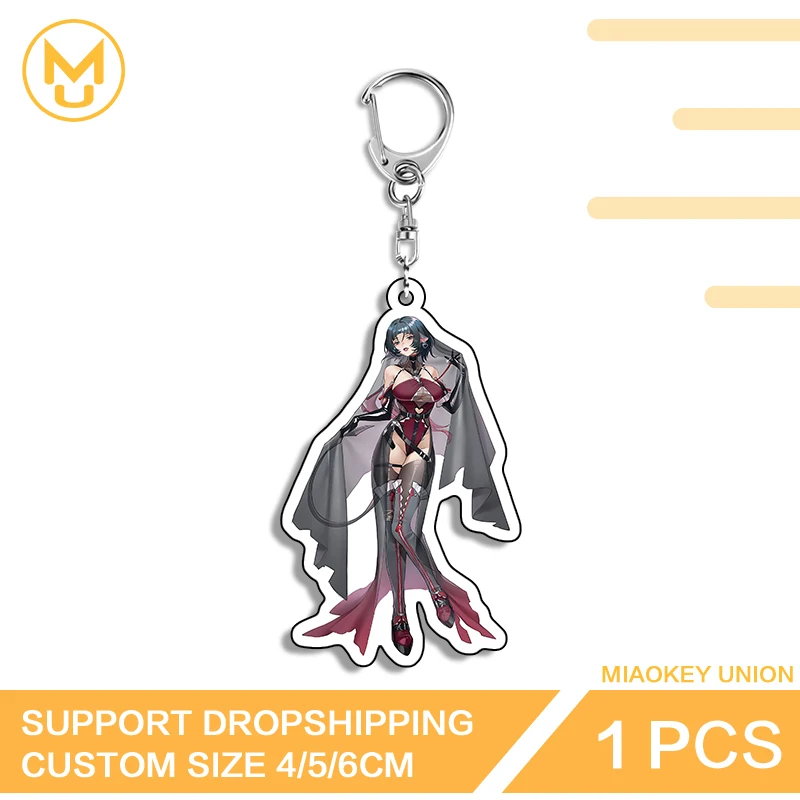 Beautiful Elegant Personality Jane Doe Zenless Zone Zero Double Sided Acrylic Keychain Glaring Anime Jewelry Accessories Gifts