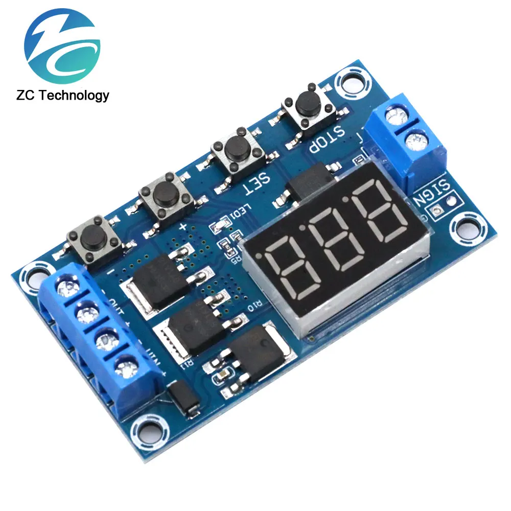 Triggered loop timing delay switch circuit - Dual MOSFET control board replaces relay module 6-30V