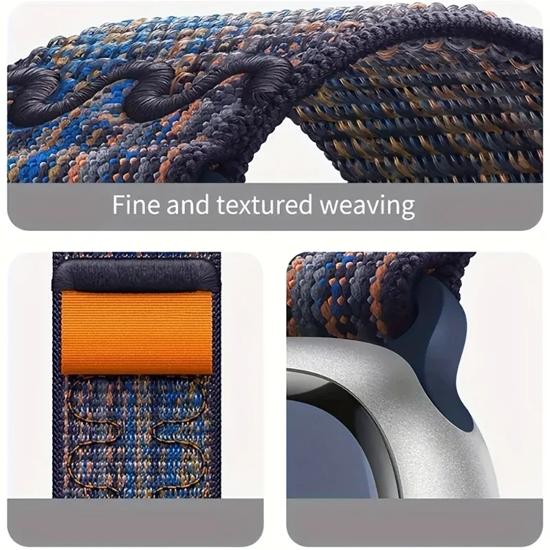 Correa de nailon para Apple Watch, pulsera deportiva de 49mm, iWatch S10 9 8 7 6 5 4 3 se2 Ultra 2 46mm 45mm 40mm 38 44mm 41mm 42mm