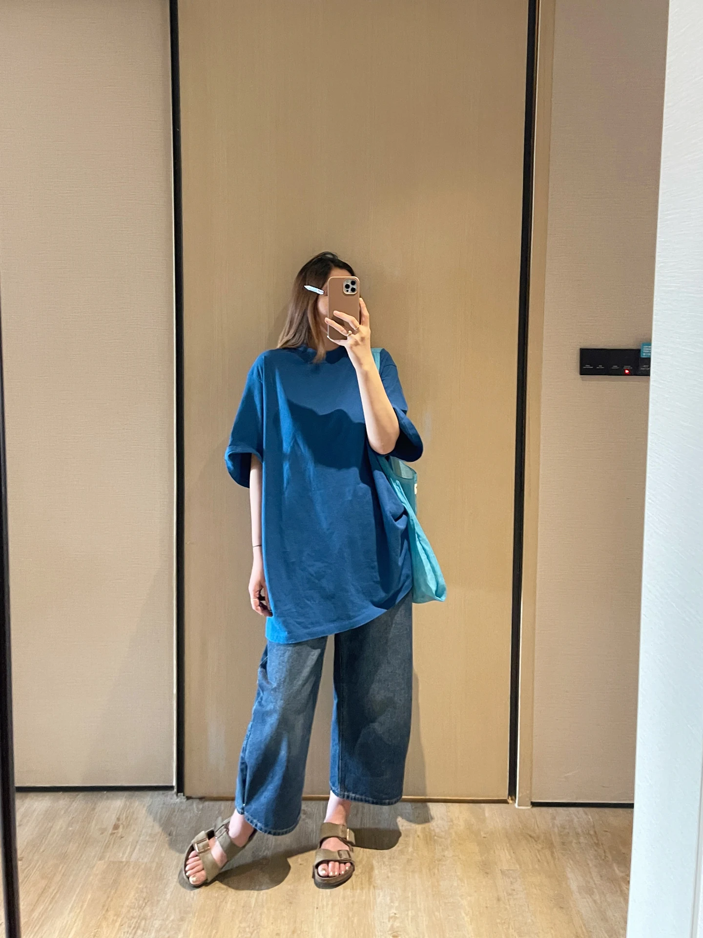 

KOGIRL Korean Sle Loose Fit Straight Leg Jeans Vintage Waed Paris Street Faion High Waist Cotton Zipper Pure Color