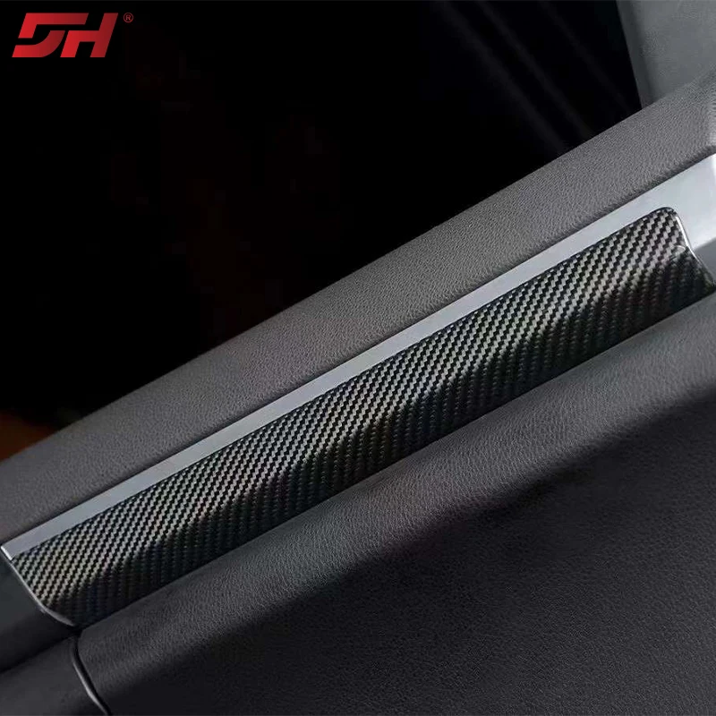 carbon fiber door decorative strip for Porsche Cayenne 958 2011-2017