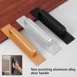Self-Stick Adhesive Cabinet Handles Stainless Steel No-Drilling Easy Installation for Cabinet Door Window Drawer  Refrigerator