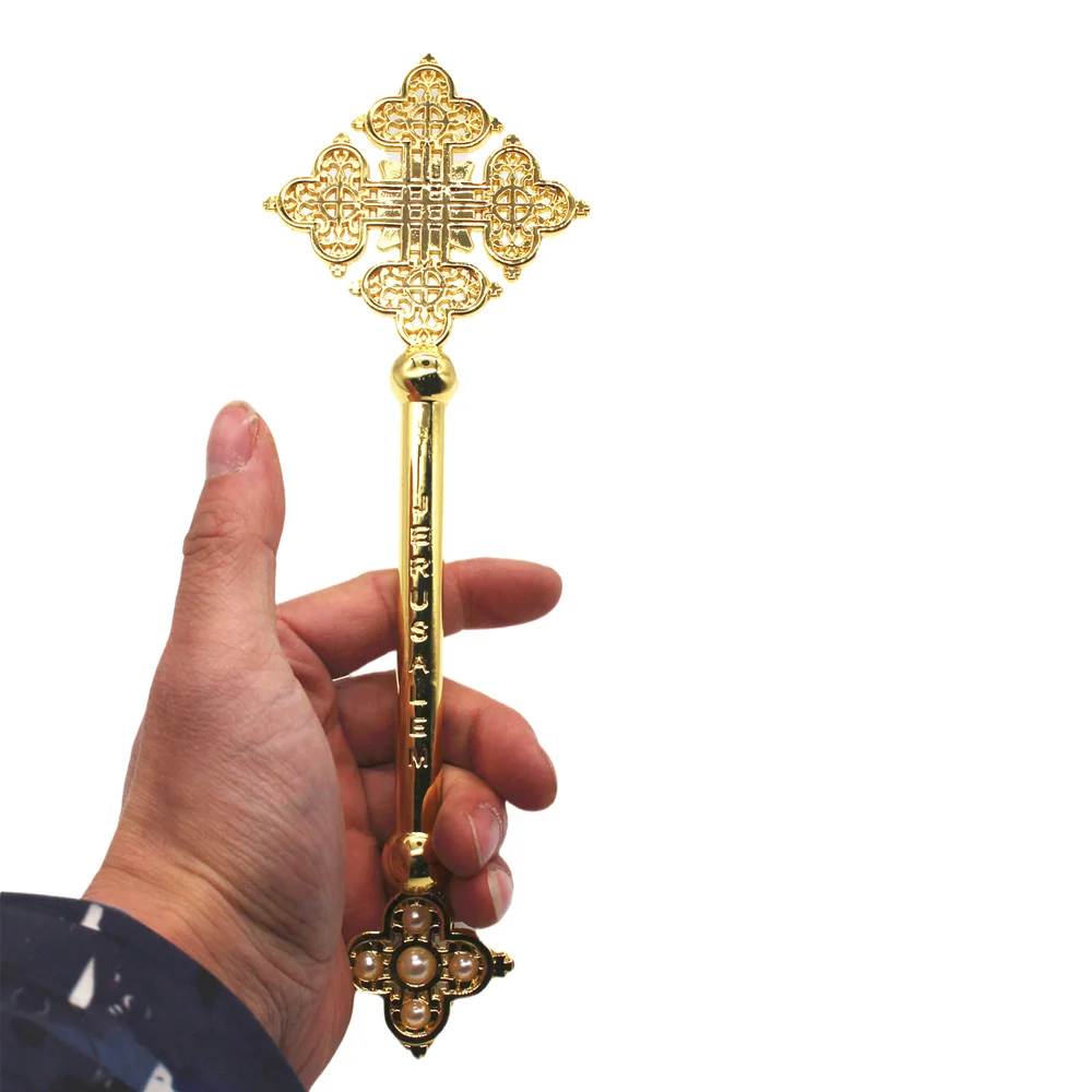 

Hand Cross Orthodox Christ Relic Religious Christmas Gift Church Utensils Prayer For Priests