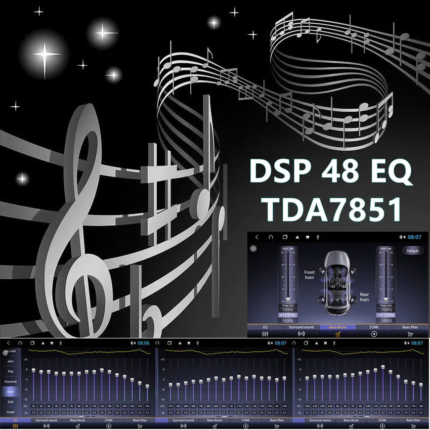 DSP Carplay For Peugeot 508 508SW Car Stereo Multimedia Video Player Head Unit GPS Navigation Autoradio Android Auto Radio 2 Din