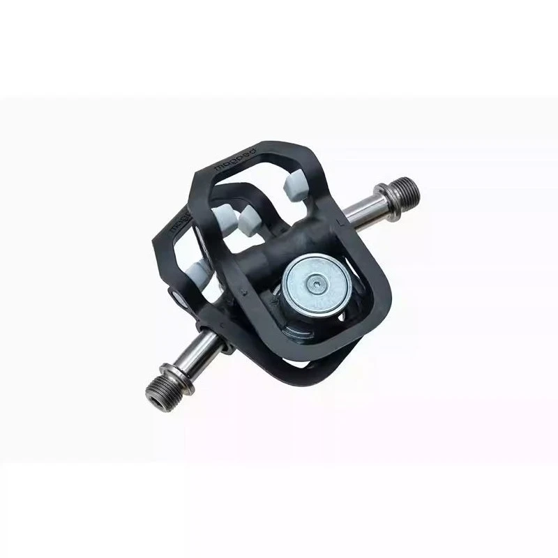 Magnetic lock pedal second-generation road bicycle magnetic steel shaft, titanium shaft zero speed drop novice