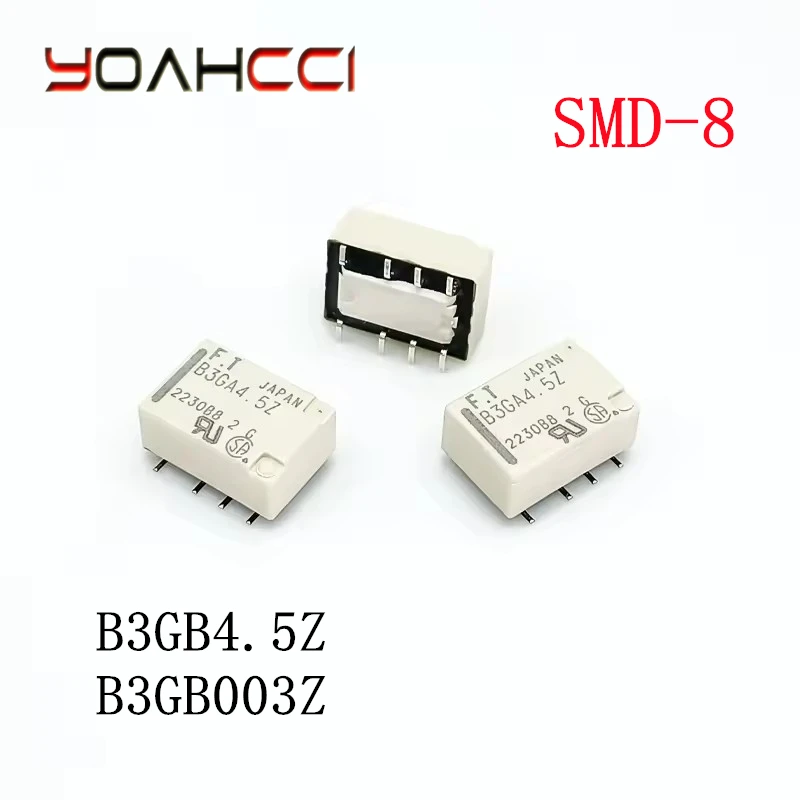 10PCS/Lot B3GB4.5Z 、B3GB003Z SMD-8 New original ultra small signal relay FTR-B3GB4.5Z-B10 、FTR-B3GB003Z-B10 、 FTR-B3GB4.5Z