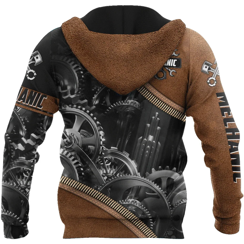 Sudadera con capucha para hombre, prenda deportiva masculina con estampado 3D de nombre personalizado, ropa de calle informal con cremallera, Unisex, DK494