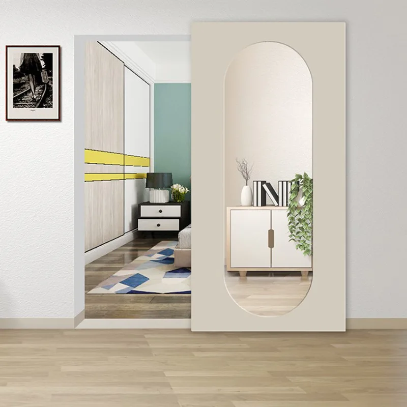 

Mirror Rail Sliding Door Kitchen Ghost Toilet Bus Polygon Door No Lower Bathroom Invisible