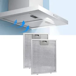 32*26cm Range Hood Filters Cooker Hood Grease Filters Kitchen Extractor Ventilation Aluminium Aspirator Filters Mesh