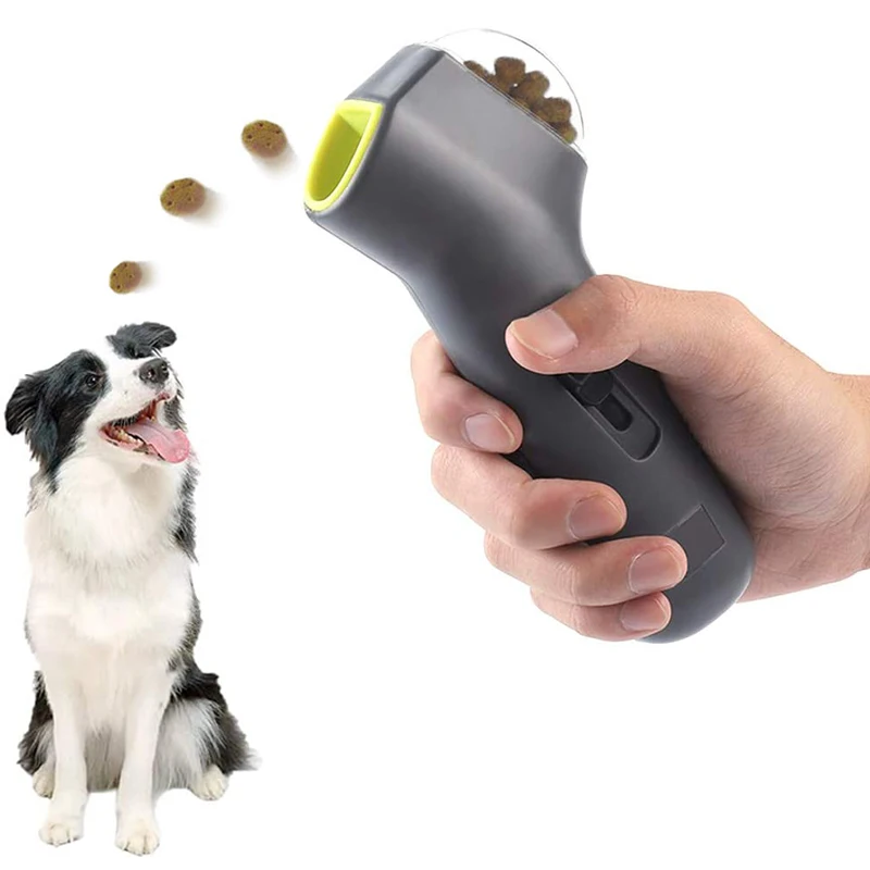 Cat Snacks Freeze Dried Pellets Launcher Dog Snack Throwing Training Toys Interactive Cat and Dog Universal