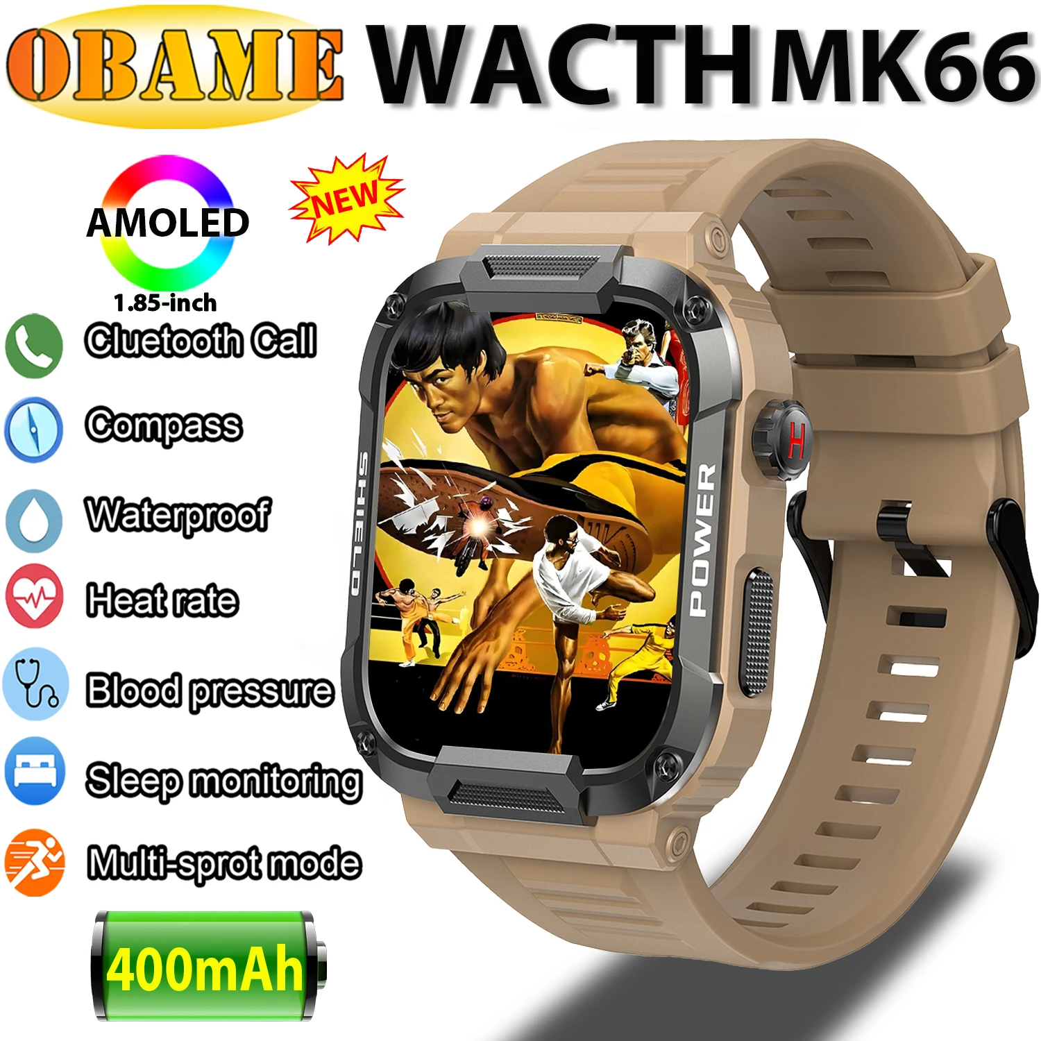 

2025 NEW Original Outdoors Smart Watch Men GPS Tracker Bluetooth Call Fitness Waterproof Sport Smartwatch for Women Android IOS