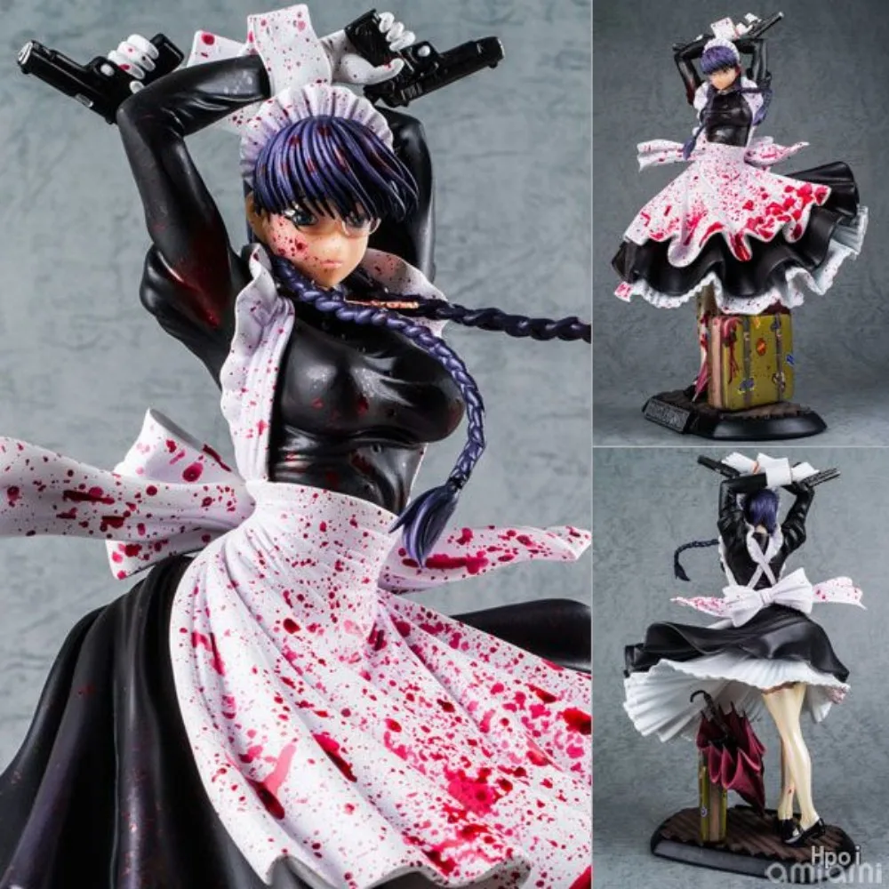 

Original New Line Black Lagoon Roberta Bloody Ver. 1/6 Scale Figure Genuine Statue Model