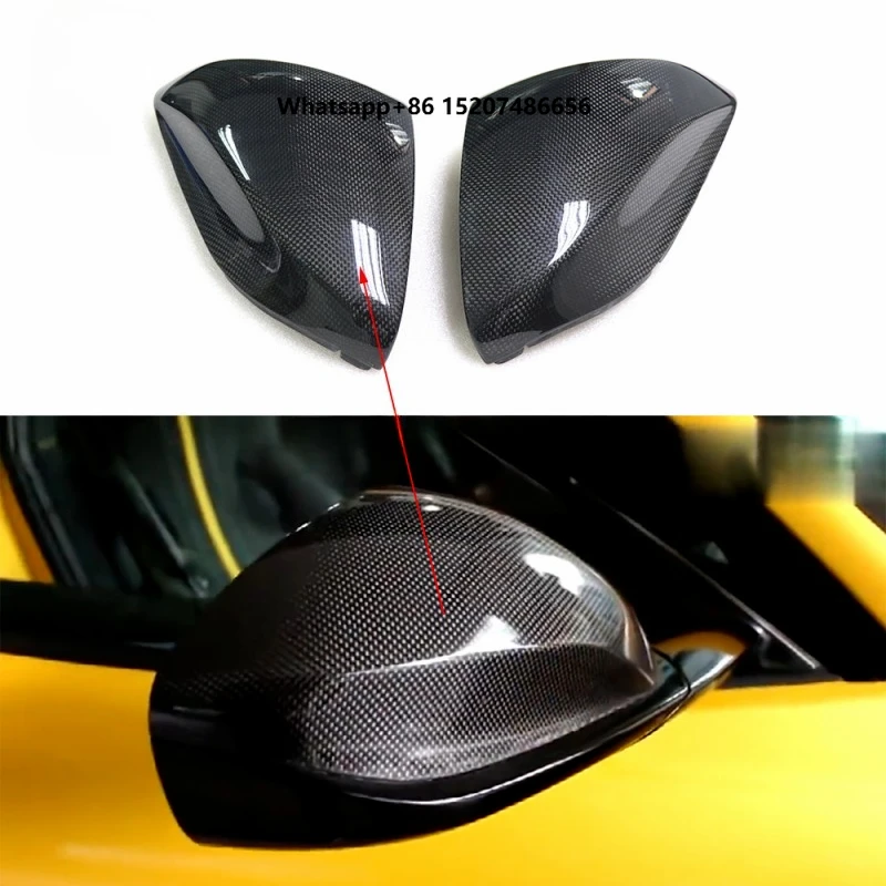 High Quality Carbon Fiber Exterior Mirror Rearview Mirror Covers For 812 Mirror Housing Cover Cap Shell Trim Accessories