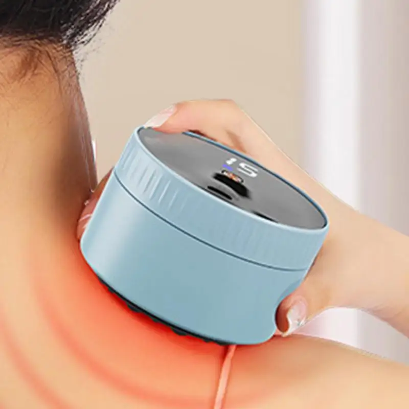 Electric Scraping Instrument 2 In 1 Small Electric Scraping And Cupping Machine Lightweight Electric Cupping Massager For Back