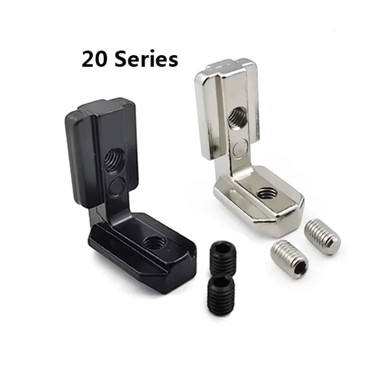 3D High Quantity 20 Series Inside Hidden Corner Bracket With Set Screws for CNC Machine 3D Printer V-Slot Linear Rail
