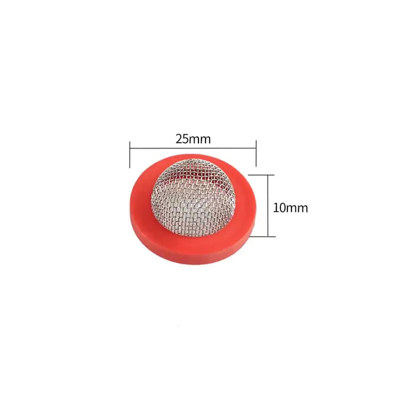 Filtro de tubo de succión de pulverización sin aire, accesorios de pulverizador de pintura, 60 mallas