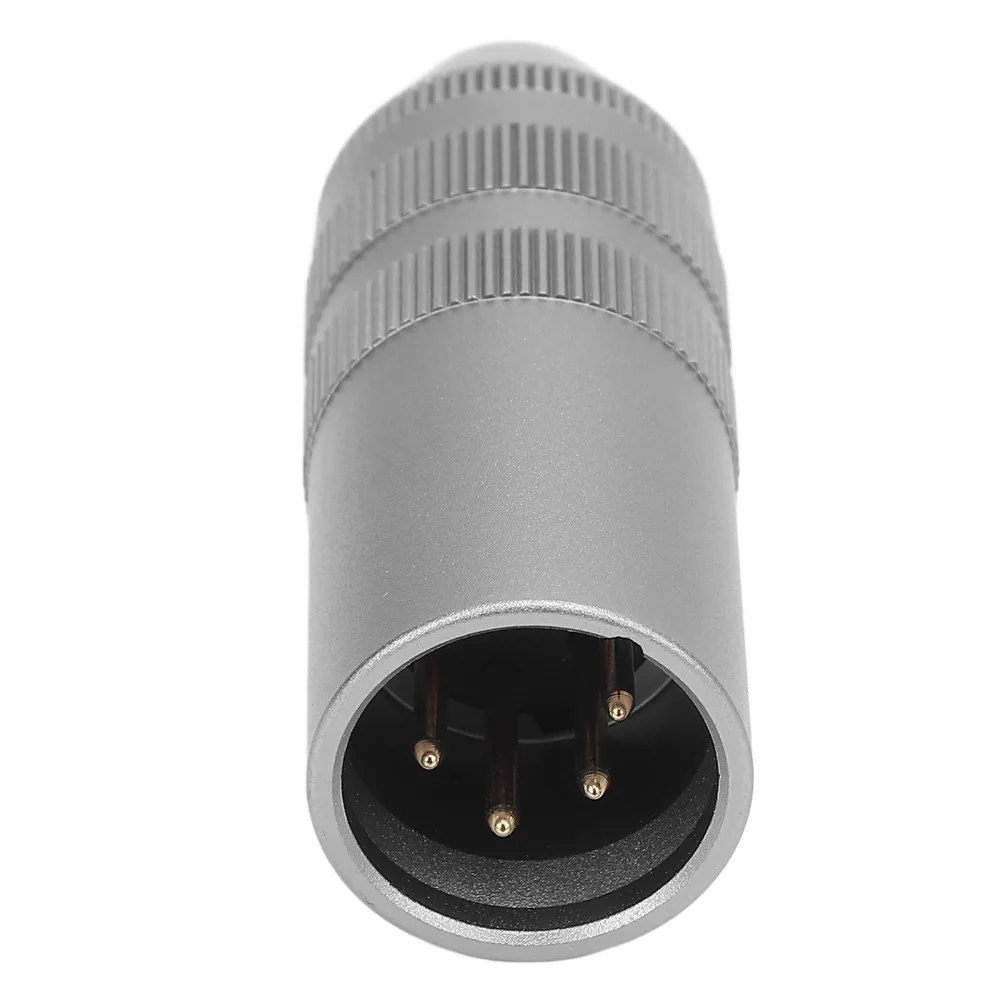 Professional Portable XLR to 4.4mm Adapter Plug and Play 4Pin XLR Male to 4.4mm Balanced Female Adapter Audio Adapter Players