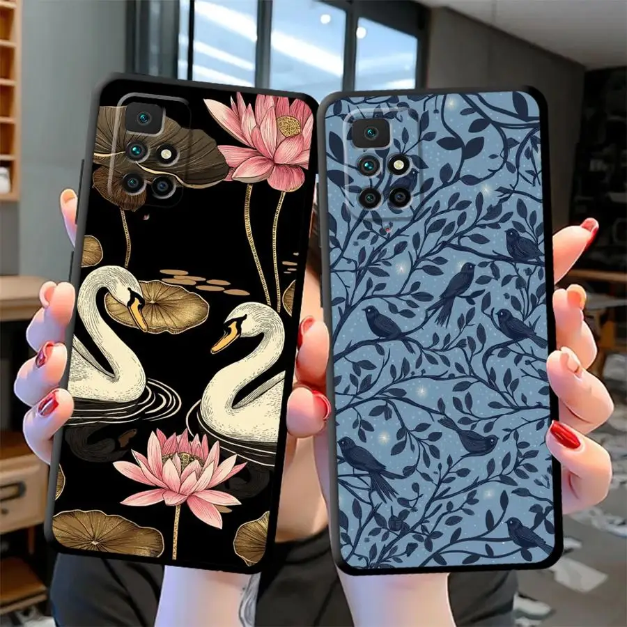 Case for Xiaomi Poco X3 Pro Redmi 13 12 10 A1 A2 A3 11 11T 10A 10C 13C 12C 9 9A 9T 9C Phone Cover Shell Colorful Flowers