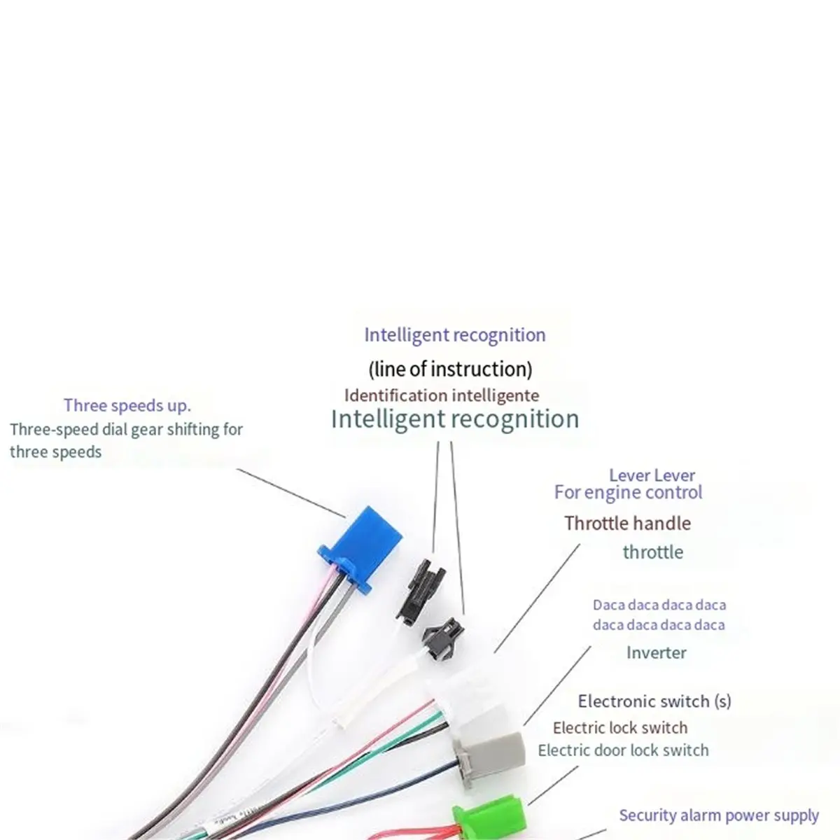 

Контроллер бесщеточный синусоидальный для электросамокатов и электротранспорта 36В 48В 60В 72В 1500Вт 1800Вт 2000Вт