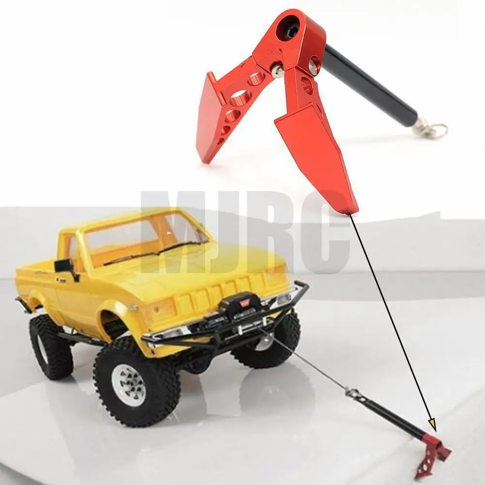 Metal Universal Heavy Duty RC Car Winch Anchor, Foldable Winch Anchor, for 1/10 RC Car Crawler,TRX4 SCX10 RC4WD D90 CC01