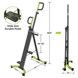 Macchina da arrampicata Home palestre attrezzature per il Fitness-Pedal Machine Stepper Vertical Climber scale macchina da arrampicata Cadio Training