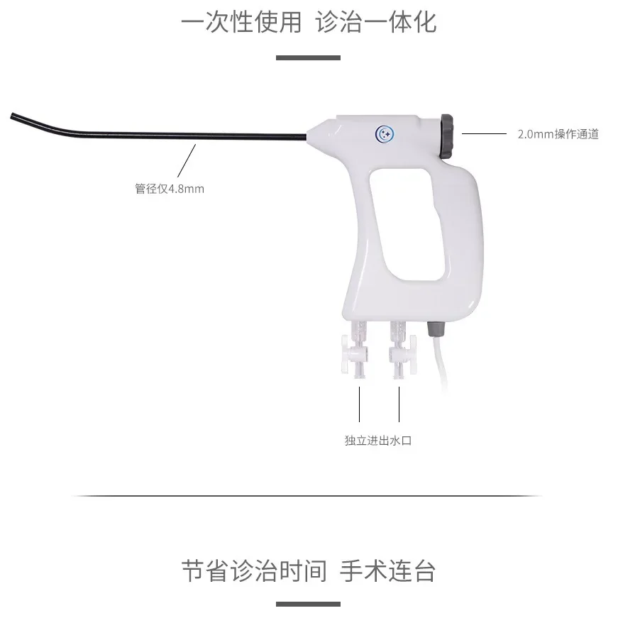 Disposable Electronic Hysteroscopy Uterine Cavity Disease Diagnosis Examination Auxiliary Operation Use