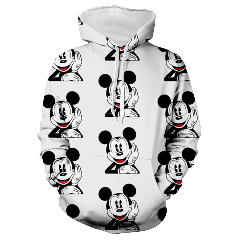 Mickey Minnie Cartoon 2024 Fashion Unisex Spring New Style 3D Printed Kids Hoodies Women\'s Tops Street Style Casual Hoodies y2k