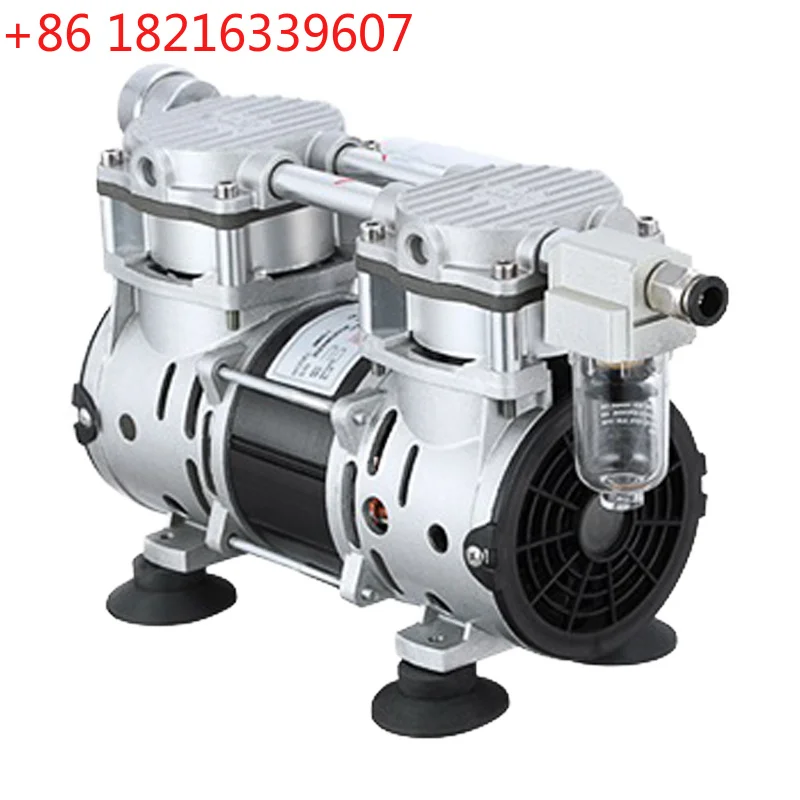 YAO 220V Small Oil-Free Silent Vacuum Pump Pumping Laboratory Vacuum Pump Negative Pressure Air Pump Industrial Use