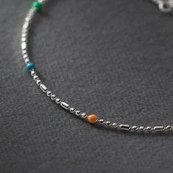 La Monada Ethnic Colorful Bead Bracelets For Women Silver 925 Sterling Jewelry Fine 925 Sterling Silver Women's Bracelet