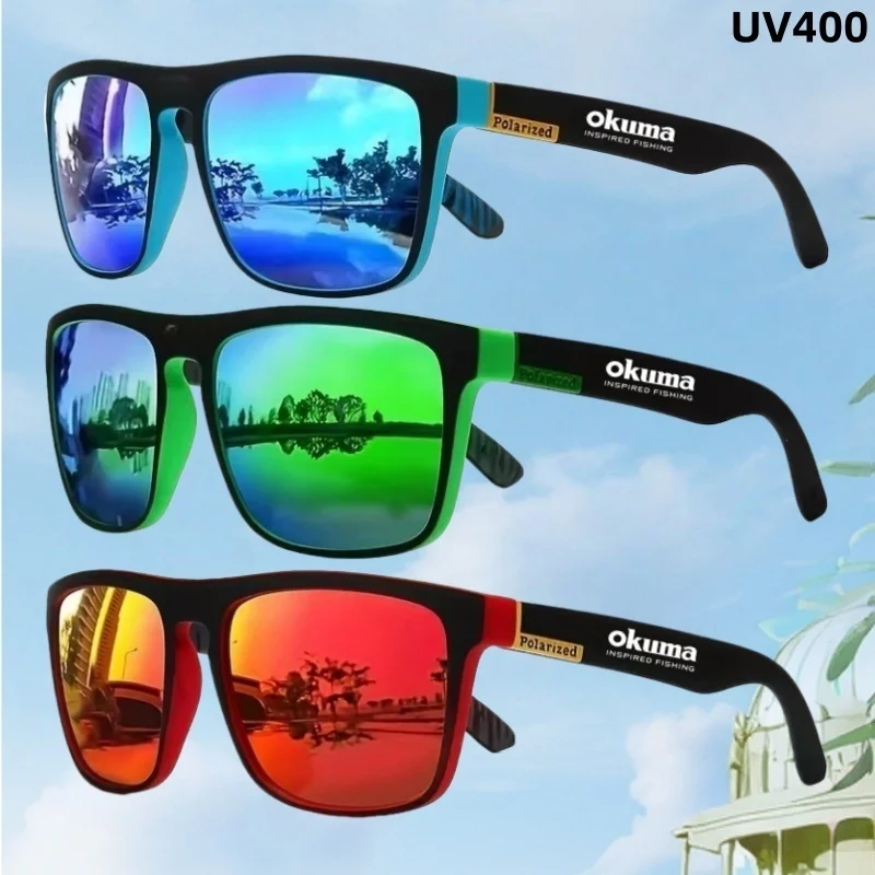 

Okuma Fashion Polarized Glasses UV400 Anti Strong Light, Dazzling Light, Suitable for Cycling, Driving, Fishing, etc