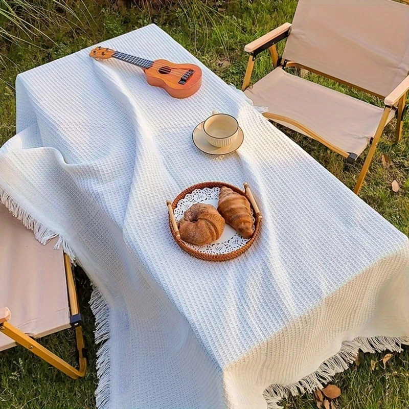 

French Style Picnic Mat Table Cover Tablecloth Moisture-Proof Mat Picnic Cloth Outdoor Camping Blanket Beach Mat Tent Floor Mat