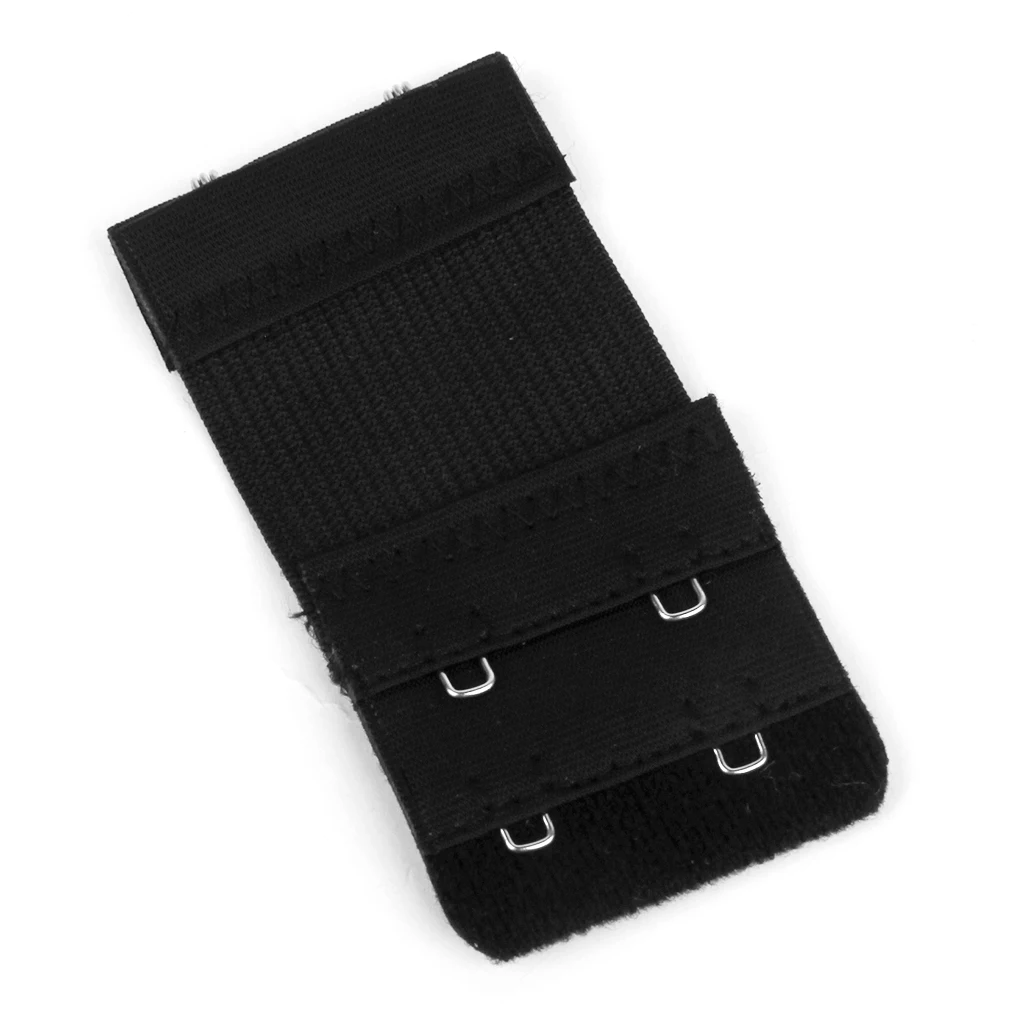12 Pieces Elastic 2,3 Hook Pack Bra Extender Extension Clip Strap