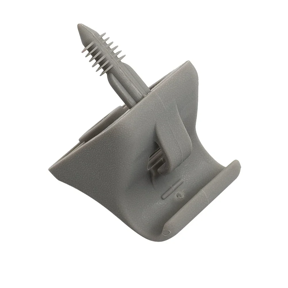 Clips Sunvisor Retainer Clips Sunvisor Retainer Accessories Replacement 2PC Brand Easy Grey Made Of High Quality Material